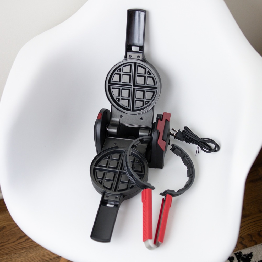 Presto Stuffler Stuffed Belgian Waffle Maker Nonstick Appliance Black TESTED